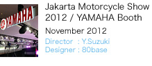 Jakarta Motorcycle Show 2012 / YAMAHA Booth